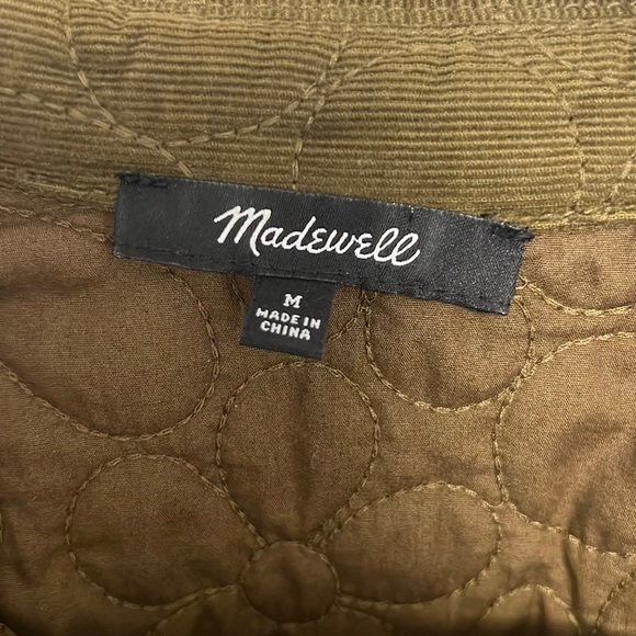 Madewell Green Quilted Cropped Jacket - Picture 4 of 6